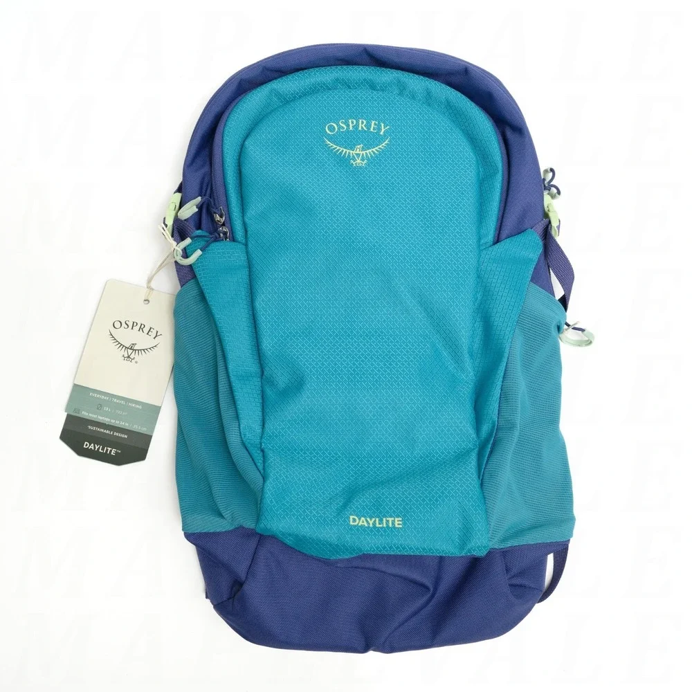 Osprey Daylite 13L Commuter Backpack Hiking Travel Daypack Blue Spikemoss NWT